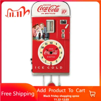 Wall Decor: COCA-COLA Time for Refreshment Vending Machine Wall Clock