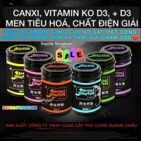 [Khuyến mãi sốc] CANXI VITAMIN, MEN TIÊU HOÁ BÒ SÁT, LG, IGUANA, SULCATA, THÚ CƯNG... CHÍNH HÃNG STR