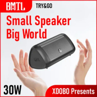 XDOBO 30W Portable Bluetooth Speaker BMTL Try&amp;Go FM Radio Outdoor IPX5 Waterproof Wireless Column Subwoofer 360 Stereo Surround