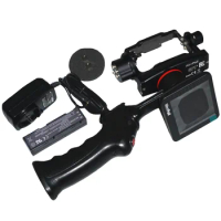 Video input highlight 3.5-inch LCD screen running camera handheld gimbal Dog 4gopro camera gimbal motor
