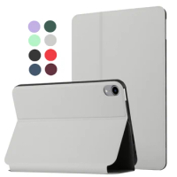 For iPad mini 6 mini6 Case 2021 8.3 inch Flip Stand Soft Silicon Back for Apple iPad mini 6 2021 6th Generation Smart Folio Case