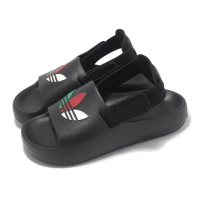 【adidas 愛迪達】涼鞋 Adifom Adilette J 大童鞋 女鞋 魔鬼氈 可拆式 緩衝 小朋友 休閒鞋 愛迪達(JP5522)