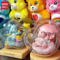 Miniso Blind Box Care Bears Weather Forecast Series Blind Anime Peripheral Figures Cartoon Decorative Tabletop Ornaments Gifts