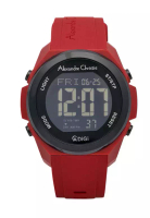 Alexandre Christie Alexandre Christie Jam Tangan Pria - Red Black - Silicon - 9342 MHRIGBARE