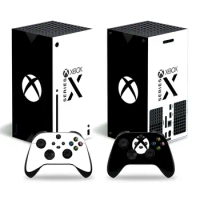 Xbox Style Skin Sticker Decal Cover for Xbox Series X Console and 2 Controllers Xbox Series X Skin Sticker Viny 1