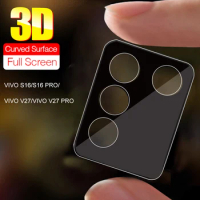 3Pcs Tempered Camera Protective Glass For Vivo S16/S16 Pro/Vivo V27/Vivo V27 Pro 3D Camera Protector For Vivo S16/S16 Pro Film