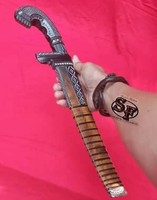 Golok Menes Banten Bilah Pamor.