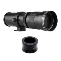 MF Super Telephoto Zoom Lens F/8.3-16 420-800mm with M-mount Adapter Ring for Canon M M2 M3 M5 M6 Mark II M10 M50 M100 M200