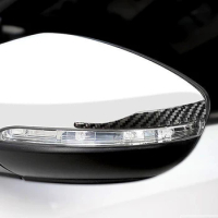 Car Accessories For BMW E90 E60 F30 F34 F10 F20 X1 Carbon Fiber Rearview Mirror Anti-rub Strip Protector Anti-collision Sticker