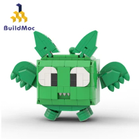 BuildMoc Pet Simulator X Dragon Building Blocks Set Cute Decorative Decoration Animal Bricks Toy For Children Girl Birthday Gift