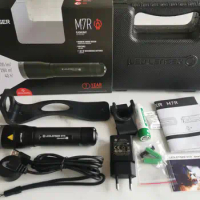 Led lenser M7R Rechargeable LED Flashlight with 18650 Battery and Retail Packaging free shipping