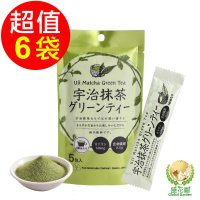 【盛花園】日本不二食品-宇治抹茶粉末(6袋/組)