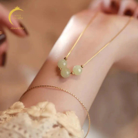 SS24 Small Perfect Womens Simple Good News Necklace Chain