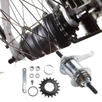1set 36 Hole Coaster Brake Back Pedal Rear Hub Freewheel Mountain Bike Fixed Gear Stainless Hub For Fixed Gear Bicycle Accessory