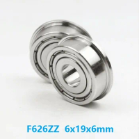 20pcs/50pcs/100pcs F626ZZ F626Z F626 Z ZZ F626-ZZ 6x19x6mm Mini flanged deep groove Ball Bearing 6*19*6mm metal shielded
