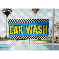 BANNER CARWASH / BANNER KEDAI BASUH KERETA READYMADE 4feet/6feet/8feet/10feet