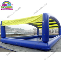 Kids Water Play Games Inflatable Pool Tent 8x6x4.2m Large Inflatable Swimming Pool With Tent