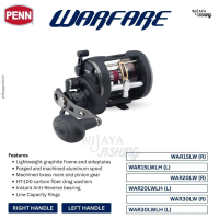 WF Reel OH PENN Warfare LW Level Wind 15 20 30 Series Heavy Duty Overhead Jigging Wijaya Fishing