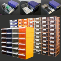 1pc Drawer Parts Box Wall-Mounted Screw Classification Component Boxes Tool Case Electronic Components Desktop Storage Organizer