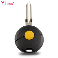 YIQIXIN Remote Car Key Shell Cover For Benz Mercedes Smart Fortwo 450 Cabrio City Cross Forfour W124 W202 W210 1 Button Case Fob