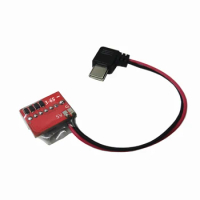 TYPE-C 5V Input Power Cord Cable Balance Head for DJI FPV Drone Input Power Cord for GoPro 6/7/8/9 Camera Accessories