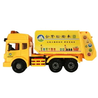 KIDMATE 台灣好車隊 工程車隊-大型垃圾車(新舊款隨機出貨)★衛立兒生活館★