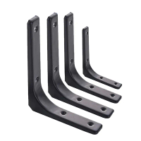 Helf brackets l-ชั้นวางผนังลอยรูปแบบสีดำและสีขาวสแตนเลสสตีลขายึดขายึดรองรับฮาร์ดแวร์หน้าแรก