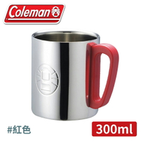 【Coleman 美國 不鏽鋼斷熱杯 300ml《紅》】CM-9484J/不鏽鋼杯/露營杯/隔熱杯/保溫杯/水杯/茶杯