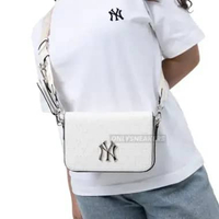 MLB MONOGRAM HOODY BAG NEW YORK YANKEES WHITE