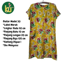 Kencana Ungu Daster 30 KUm Daster Ibu Menyusui Daster 30 Label Merah Kekinian Daster Kencana Ungu Ma