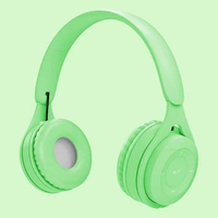 MJ Headphone Gaming Bluetooth + Free Kabel Jack 3.5mm - Headset Wireless Macaron Extra Bass Murah Hi