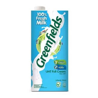 susu uht greenfields 950ml plain