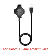 USB Charger Cradle For Xiaomi Huami Pace Smart watch Charging Cable For Huami Amazfit Stratos 2 BIP A1608 Charger Cable