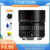 TTArtisan 50mm F0.95 APS-C Frame Large Aperture Wide Angle Lens for Sony E Nikon Z Canon EOS M EOS R Fuji X XF Sigma Leica L M43