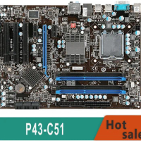 P43-C51 Motherboard MS-7519 8GB LGA 775 DDR3 ATX Mainboard 100% Tested Fully Work