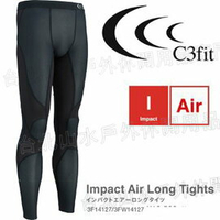 Goldwin C3fit 路跑/馬拉松/健行/登山 Impact Air 輕量支撐型壓縮褲/慢跑褲/緊身褲 男 3F14127U 日本製