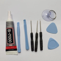 Obeng Set Bongkar Reparasi Handpohone 8 in 1 + T7000 15 ML/B7000 15ML