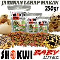 250GR MAKANAN TORTOISE KURA DARAT BAYI PELLETS BABY BITES SULCATA
