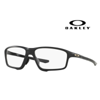 【Oakley】奧克利 CROSSLINK ZERO 亞洲版 ASIA FIT 運動輕包覆光學眼鏡 OX8080 07 霧黑 公司貨