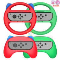 4 In1 Nintendo Switch อุปกรณ์เสริม2 Racing พวงมาลัย2 Handle Grips สำหรับ Nintend Switch Joy-Con อุปกรณ์เสริม