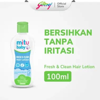 Mitu Baby Hair Lotion Aloe Vera & Kemiri 100ml - Minyak Rambut Bayi