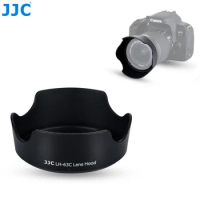 JJC EW-63C Lens Hood Fit Canon RF 24-50mm F4.5-6.3 &amp;EF-S 18-55mm F3.5-5.6 for EOS R5 R6 R7 R8 R10 R50 850D 90D 80D 200D II 1300D