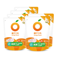 【橘子工坊】洗淨病毒升級版洗衣精補充包6件組-1500mlx4包 贈1700mlx2包(洗淨RSV/冠狀病毒/AB型流感病毒)