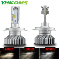YHKOMS 12000LM H8 H11 Fog lights No Error H7 led canbus H4 LED Lamp H1 H3 H9 9005 HB3 9006 HB4 4300K 5000K 6500K Auto Bulb 12V