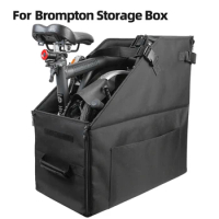 Portable Folding Bike Storage Box For Brompton Dustproof Waterproof Box Car Trunk Transport Storage Box
