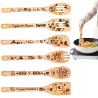 Cooking Tools Set Unique Cooking Spoons Wooden Set Nonstick Kitchen Cooking Utensils Set Cooking Tools For Serving Stirring
