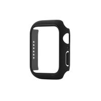 【Mont.Tech】Apple Watch Series 7 41mm 殼膜一體全包防刮保護殼(黑色)