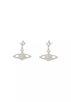 Vivienne Westwood Mini Bas Relief Drop Women's Earrings In White 62020025