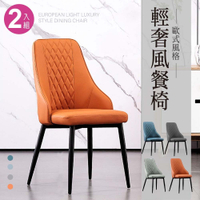 Hyman PluS+ 2入-Gill歐式輕奢華現代皮革高腳休閒餐椅/休閒椅/化妝椅/高腳椅/會議椅/皮革椅