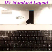 New US Layout Keyboard for ASUS A43E A84S X32 X32KC X32U PRO4J PR04J P31 P31K A43F V111362AS1 Laptop/Notebook WITH BLACK FRAME